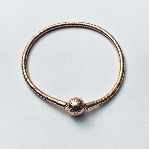 Pandora rose gold snake bracelet / Pandora Charms / Pandora Rings / Necklace - Picture 1 of 15